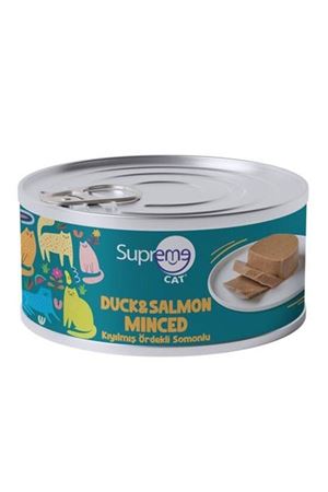 Supreme Kedi Yaş Maması Ördekli Ve Somonlu 85 G