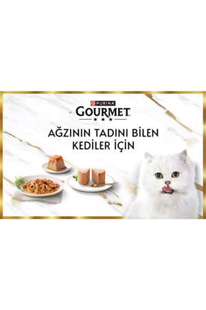 Gourmet Gold Kedi Yaş Maması Parça Etli 8*85 G