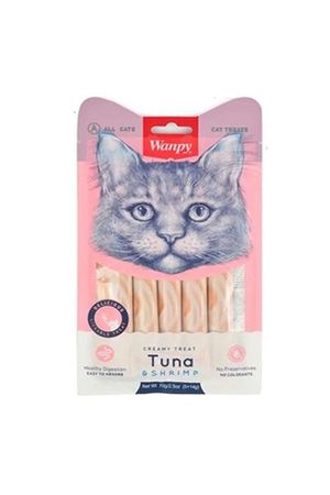 Wanpy Kedi Krema Ton Balıklı, Karidesli 5*14 G