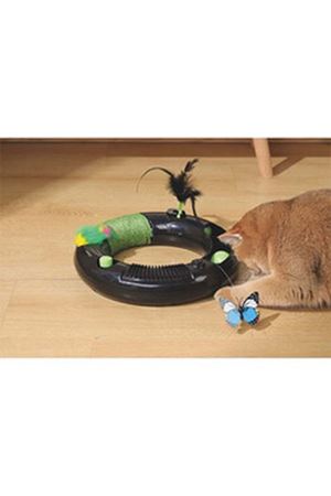 M-Pets Kedi Oyuncağı Halo Eco Siyah 30*30*5.5 Cm