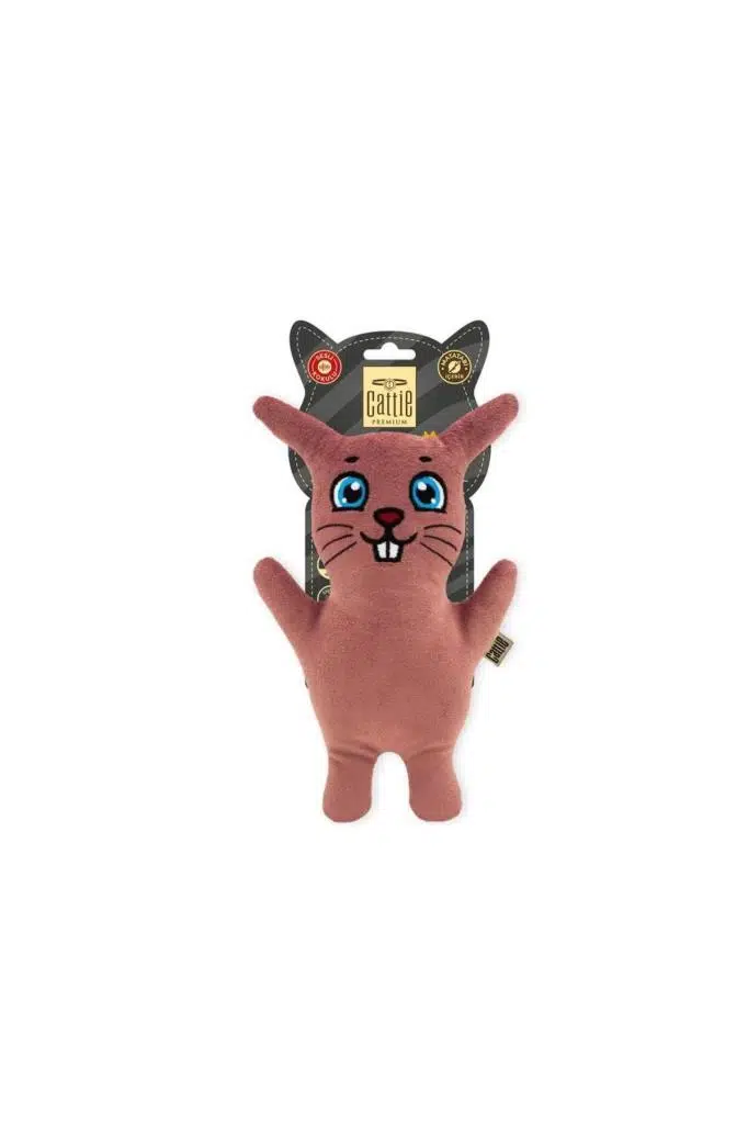Cattie Kedi Oyuncağı Matatabili Peluş Tavşan 20 Cm