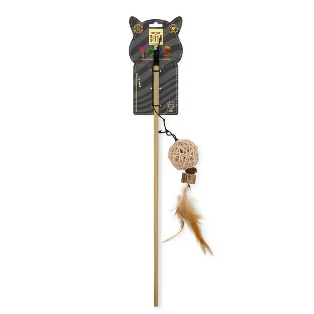 Cattie Kedi Oyuncağı Matatabili Toplu Olta 50 Cm