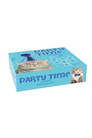 M-Pets Kedi Doğum Günü Seti Party Time 20*20*7 Cm