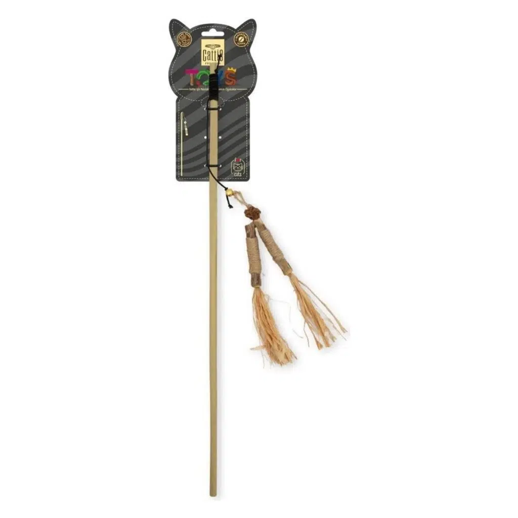 Cattie Kedi Oyuncağı Matatabili Zilli Olta 50 Cm