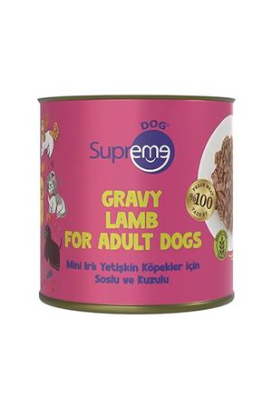 Supreme Köpek Yaş Maması Küçük Irk Kuzulu 200 G