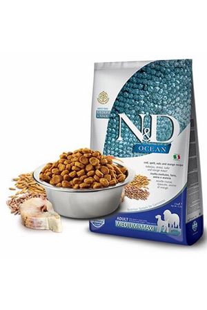 N&D Köpek Maması Morina Balıklı ve Portakallı 12Kg
