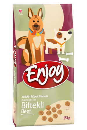 Enjoy Köpek Maması Biftekli 15 Kg