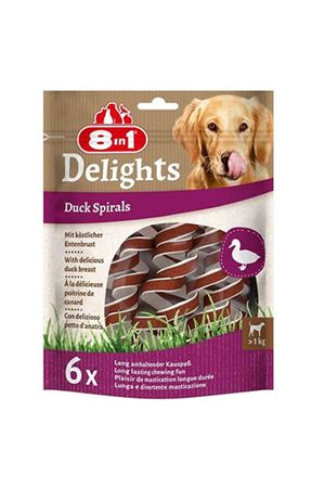 8IN1 Delights Köpek Ödül Maması Ördekli 6*60 G