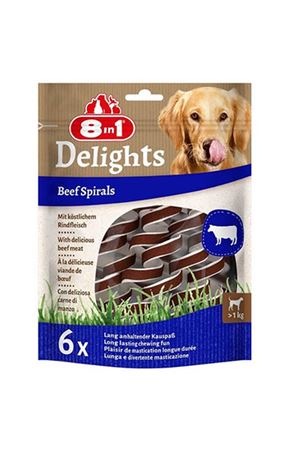 8IN1 Delights Köpek Ödül Maması Sığır Etli 6*60 G