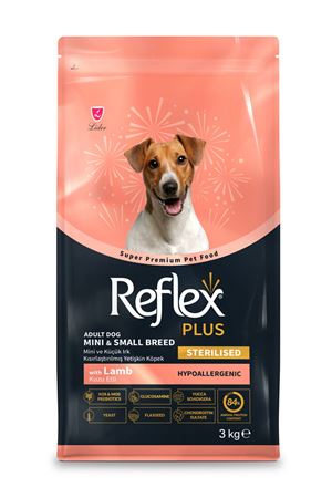 ReflexPlus Kısır Köpek Mama Mini,Küçük Kuzulu 3Kg