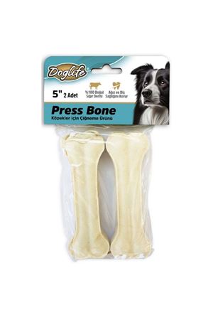 Doglife Köpek Ödül Press Kemik Beyaz 2Li 50 G
