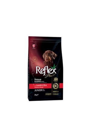 ReflexPlus Yavru Köpek Mama Orta,Büyük Kuzulu 3 Kg