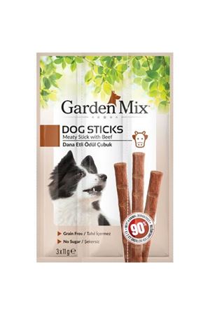 Garden Mix Köpek Ödül Stick Dana Tahılsız 3*11 G