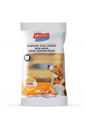 Warf Köpek Ödül  Pres Kemik Naturel  4'Lü 100 G