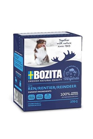 Bozita Köpek Yaş Maması Ren Geyiği Etli Jöle 370 G