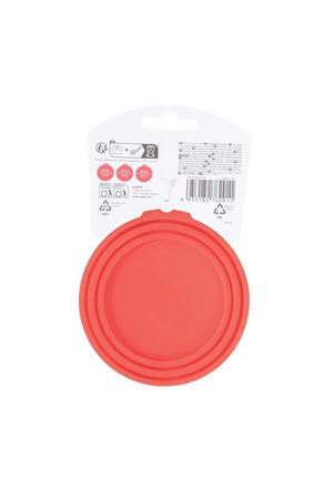 M-Pets Konserve Plastik Koruma Kapağı Kırmızı 9 Cm