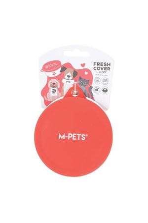M-Pets Konserve Plastik Koruma Kapağı Kırmızı 9 Cm