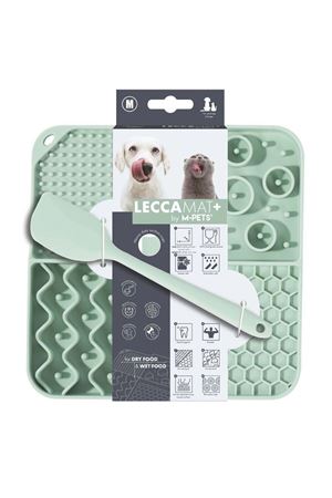 M-Pets Yavaş Beslenme Matı Sıvı Ödül Kaşıklı Yeşil