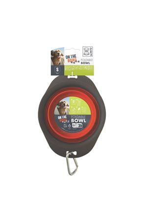 M-Pets Mama ve Su Kabı Katlanır Silikon Turuncu
