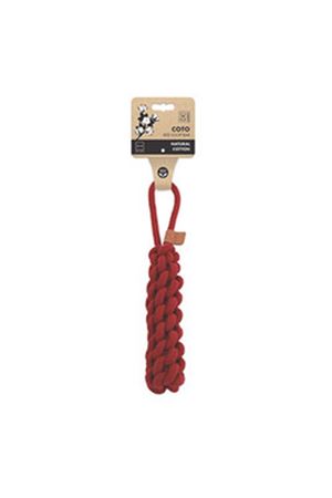 M-Pets Köpek Oyuncağı Örgü Çekmeli Kırmızı 34 Cm