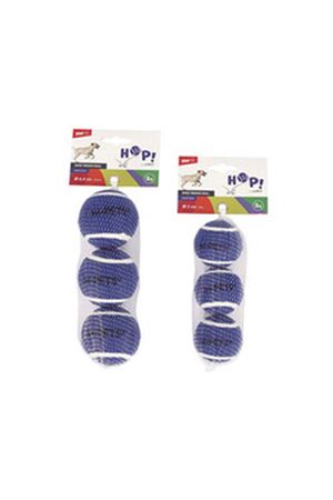 M-Pets Köpek Oyuncağı Hop Tenis Topu Mavi 3'Lü