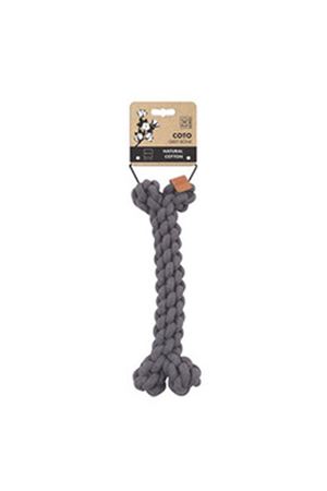 M-Pets Köpek Oyuncağı Örgü Kemik Gri 30 Cm