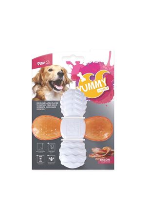 M-Pets Köpek Oyuncağı Yummy Cross Et Aroma Kauçuk