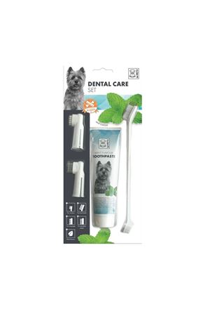 M-Pets Köpek Diş Macunu Ve Fırça Seti Naneli