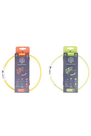 M-Pets Boyun Tasması Flash Ledli Neon Turuncu (M)
