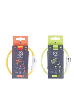 M-Pets Boyun Tasması Flash Ledli Neon Yeşil (S)