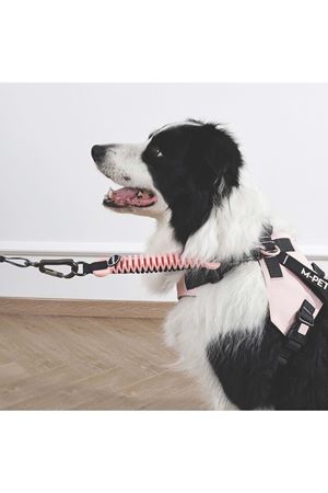 M-Pets Köpek İçin Şok Emici Ara Kayış Pembe 25 Cm