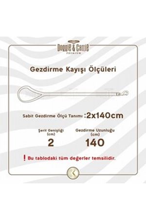 Doggie Köpek Gezdirme Kayışı Deri Kahve 2*140 Cm