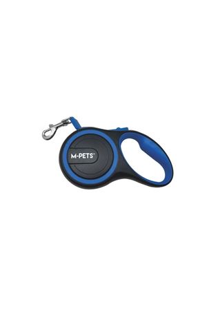 M-Pets Köpek Gezdirme Tasma Otomatik Mavi (M) 5M