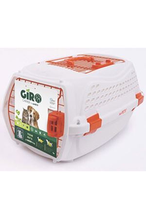 M-Pets Eco Giro Taşıma Çantası Beyaz/Turuncu (M)