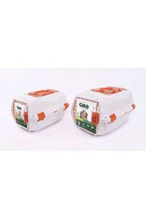 M-Pets Eco Giro Taşıma Çantası Beyaz/Turuncu (S)