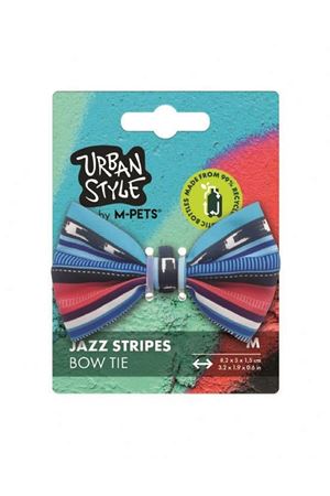 M-Pets Köpek Papyon Urban Style Jazz Sripes (M)