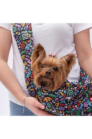 Pawstar Çapraz Vücut Çantası Desenli