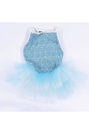Pawstar Elbise Mavi Puantiyeli (XL)