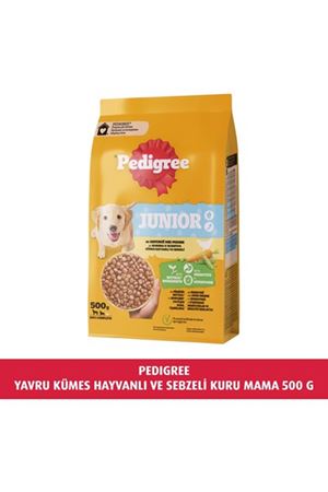 Pedigree Yavru Köpek Mama Kümes Hay. Sebzeli 500 G