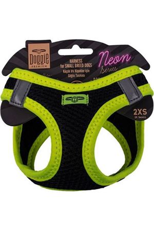 Doggie Köpek Göğüs Tasması Küçük Irk Neon Sarı 2XS