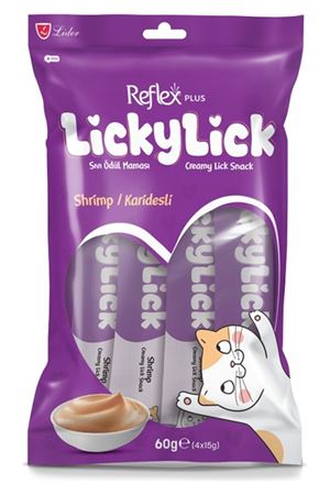 Reflex Plus LıckyLıck Ödül Maması Karides 4'Lü
