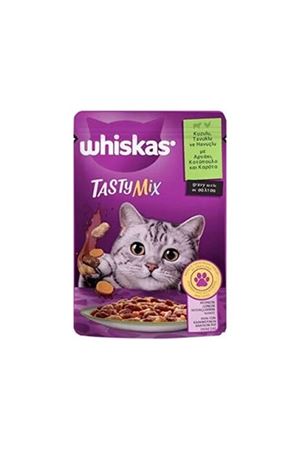 Whiskas Kedi Yaş Mama TastyMix Kuzu ve Tavuk 85G