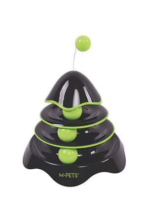 M-Pets Kedi Oyuncağı Rocket Play Tower Black/Geen