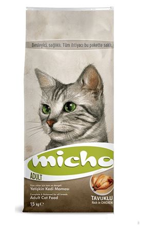 Micho Yetişkin Kedi Maması Tavuklu,Hamsili 1,5 Kg