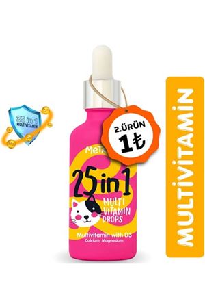 Metapet Kedilere Özel Multivitamin Damla 50 Ml