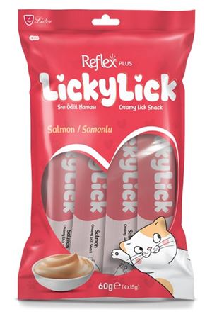 Reflex Plus LıckyLıck Ödül Maması Somonlu 4'Lü