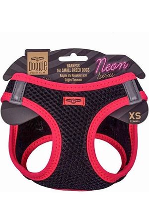 Doggie Köpek Göğüs Tasması Küçük Irk Neon Pembe XS