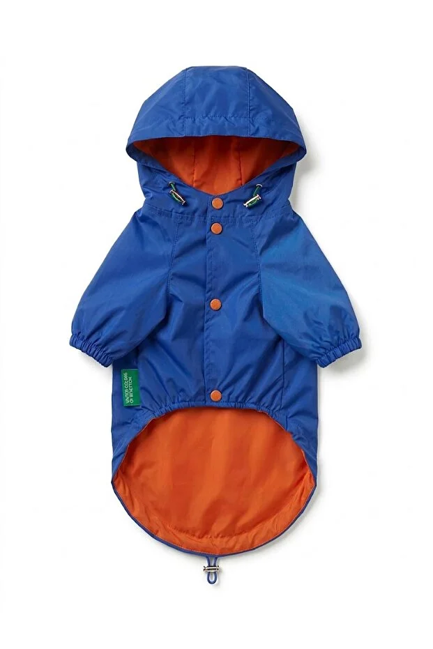 Benetton Yağmurluk Mavi (L)