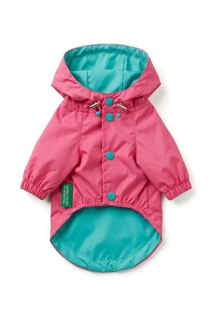 Benetton Yağmurluk Kapişonlu Pembe (XL)