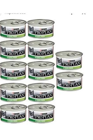Proplan Sterilised Ton Balıklı Ve Somonlu Kısırlaştırılmış Yetişkin Kedi Maması Konserve 12x85 Gr